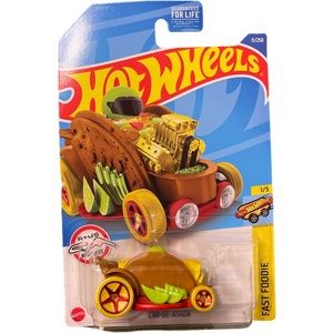 2021 Hot Wheels 11/250 Red Fast Foodie Car-De-Asada 1/5 HCT68